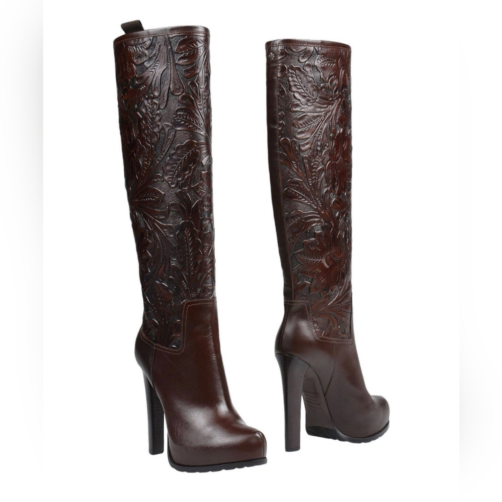 DSQUARED2 Tooled Leather Boots NW